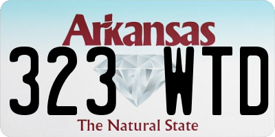 AR license plate 323WTD