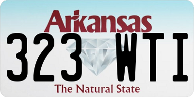 AR license plate 323WTI