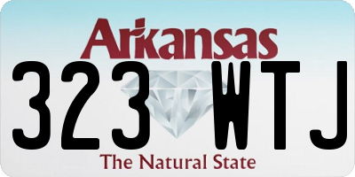 AR license plate 323WTJ