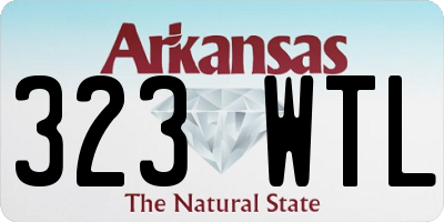 AR license plate 323WTL