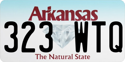 AR license plate 323WTQ