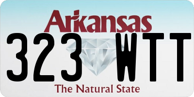 AR license plate 323WTT