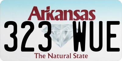 AR license plate 323WUE