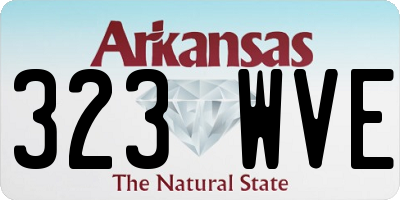 AR license plate 323WVE
