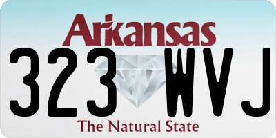 AR license plate 323WVJ