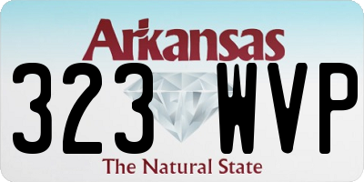 AR license plate 323WVP