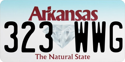 AR license plate 323WWG