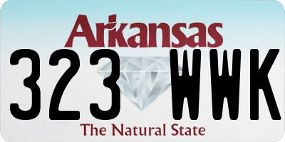 AR license plate 323WWK