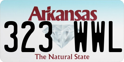 AR license plate 323WWL