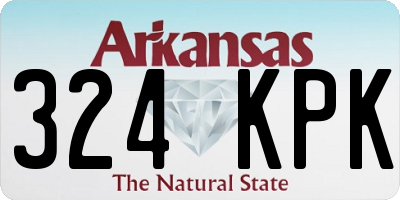 AR license plate 324KPK