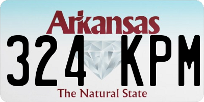 AR license plate 324KPM