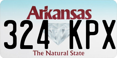 AR license plate 324KPX