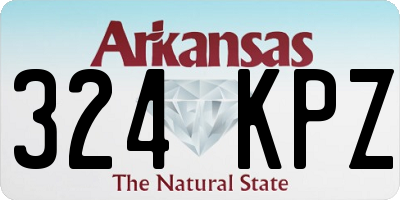 AR license plate 324KPZ