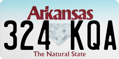 AR license plate 324KQA
