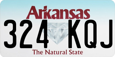 AR license plate 324KQJ