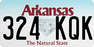 AR license plate 324KQK