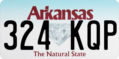 AR license plate 324KQP