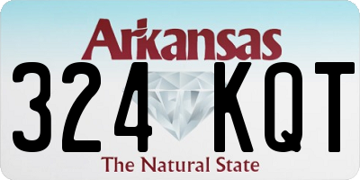 AR license plate 324KQT