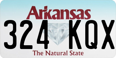 AR license plate 324KQX