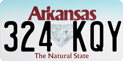 AR license plate 324KQY