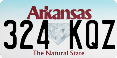 AR license plate 324KQZ
