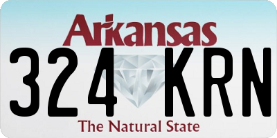 AR license plate 324KRN
