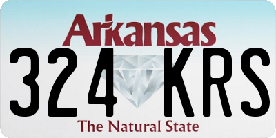AR license plate 324KRS