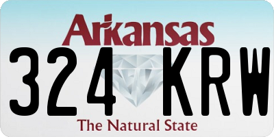 AR license plate 324KRW