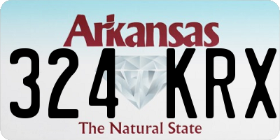 AR license plate 324KRX