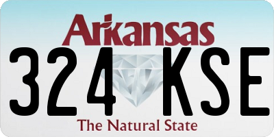 AR license plate 324KSE