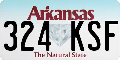 AR license plate 324KSF