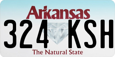 AR license plate 324KSH