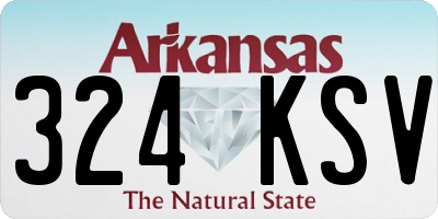 AR license plate 324KSV