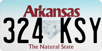 AR license plate 324KSY