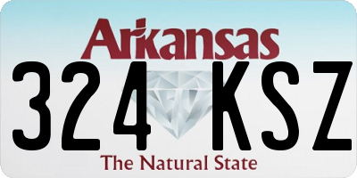 AR license plate 324KSZ