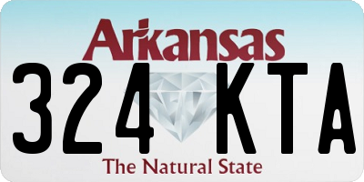 AR license plate 324KTA