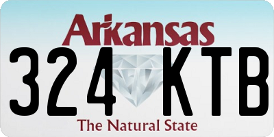 AR license plate 324KTB