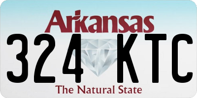 AR license plate 324KTC
