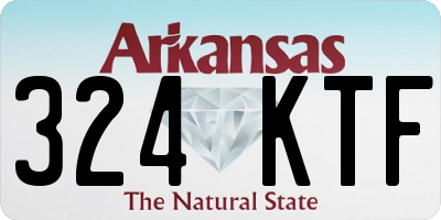 AR license plate 324KTF