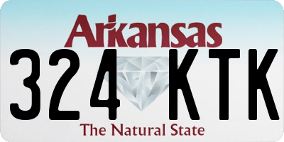 AR license plate 324KTK