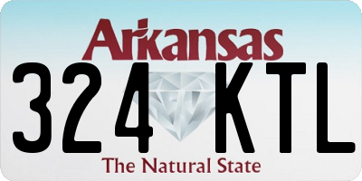 AR license plate 324KTL