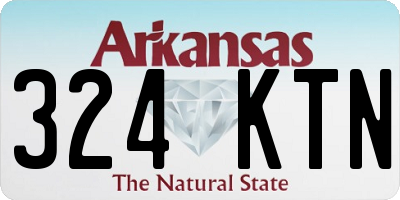 AR license plate 324KTN