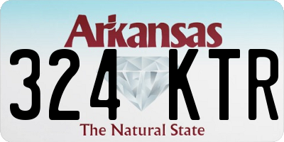 AR license plate 324KTR