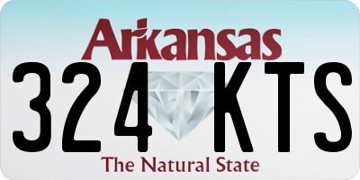 AR license plate 324KTS