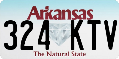AR license plate 324KTV