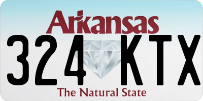 AR license plate 324KTX