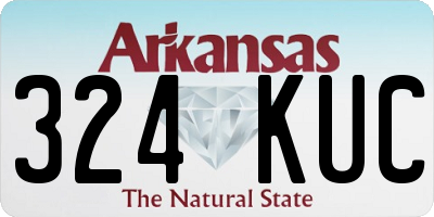 AR license plate 324KUC