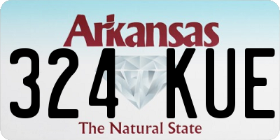 AR license plate 324KUE