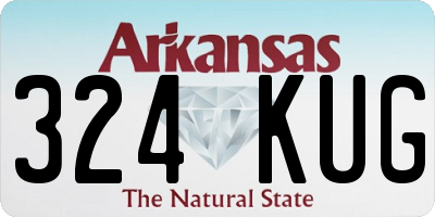 AR license plate 324KUG