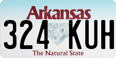 AR license plate 324KUH